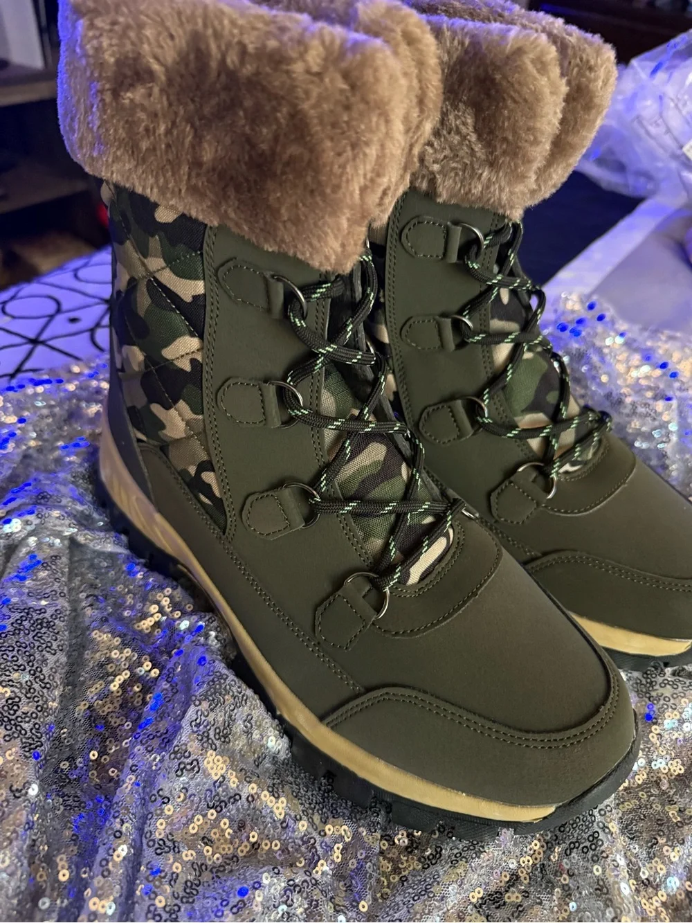 N/A cozy olive
